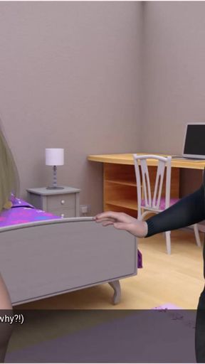 Powerful moment from &quot;No place like home #3 - Tessa showed Mark het sexy outfit ... Eve and Mark spend some time together .&quot;