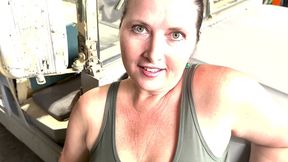 madisin lee milf blowjob facial in i love the smell of diesel