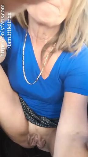 Hottest MILF Ever Squirts in Car Cum with Me
