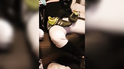 Dude pulls out his cock and plays with it on the camera