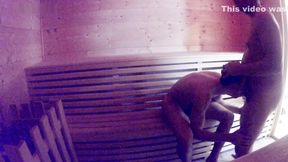 SAUNA MATURE DADDY FUCKS BOY BAREBACK - OLDER YOUNGER