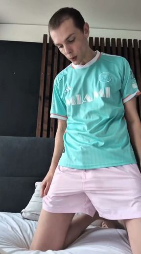 Soccer Twink Jerking