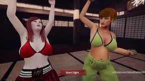 Neph VS Karen Krash (Naked Fighter 3D)