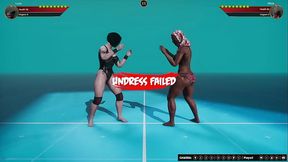 Luna VS Olivia (Naked Fighter 3D)