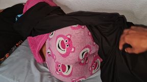 Housemate I forget to close the door to her room, she mistakes me for her boyfriend and I end up fucking her tight pussy thinking about her novi