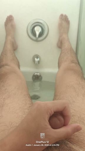 Brief Moments Jacking Off in the Bathtub Solo Clips