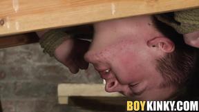 ”Huge dick dom anally disciplines twink & marks him with cum”