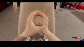 Sex with My Teammate in the Sports Warehouse Hentai