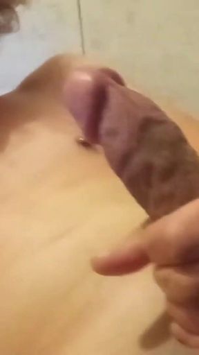 Stroking My Veiny Chickcock Pre-hrt