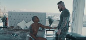MaleNoir. - Bearded top butt fucks two hungry ho