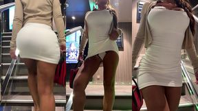 hotel stairs upskirt