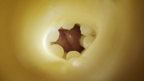 Fleshlight cum camera (POV, you're being bred)