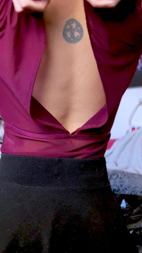 Hairy Skinny Tattooed Girl - 2 Different Dildos, Real Multiple Orgasms in Every Position new Full Solo