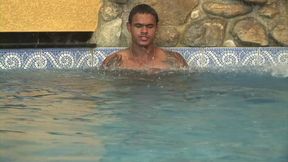 Hot latino dude enjoy in his cock