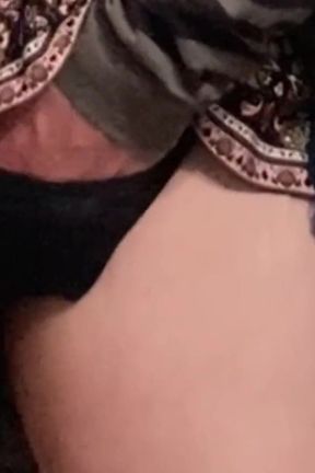 Old Stepdad Fingering Her Pussy