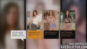 Nymphomaniac housewives get fuck by the therapist