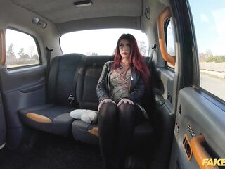 Fake Taxi English Gym Trainer shows off her supple cunt