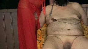 Mistress Red Devil Small Penis Outdoor punishment Full Hd