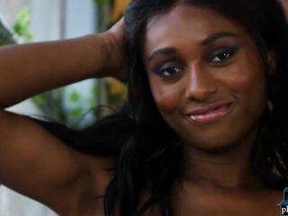 Large butt black mother I'd like to fuck Jahla Pope showing off her luscious body for Playboy