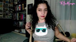 tongue deep in her snatch and revealing the wetness