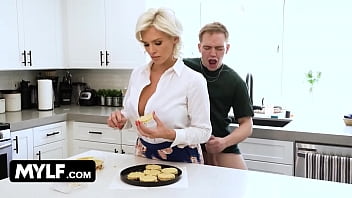 Gorgeous Blonde Helps Her Boy Become Viral By Letting Him Cum Inside Her Juicy Pussy