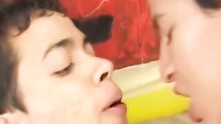 OTBXXX.com - Amateur twink craves hardcore bareback fucking until he shoots cum