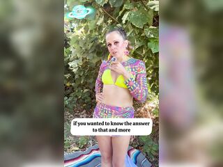 Snippet of my latest vlog. Here’s a question for u ????????‍♀️