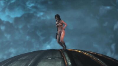 Rise of the Tomb Raider Nude Game Play [Part 27] New 2024 Hot Nude Sexy Lara Nude version-X Mod