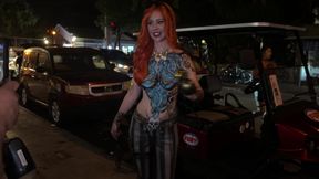 The Girl Nextdoor ix Naked in the Streets