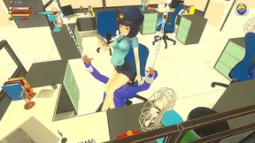 Submissive Cop Humiliated by Dominant Officers Feet Sitting Power Play