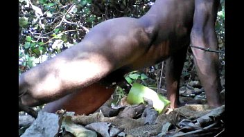 Desi Tarzan Boy Sex With Bottle Gourd In Forest