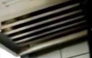 Dunkin doughnuts on halloween: blowjob and anal