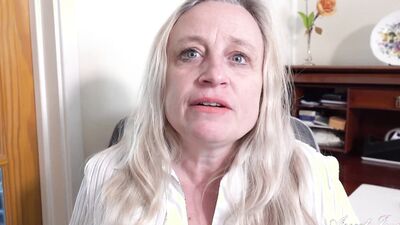 Andrea Ann seduces her horny boss, Big Tits, at the office