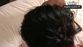 ErotiqueTVLive: Dark brazilian ADRIANA MALAO filthy drool BJ & nail ERIC JOHN