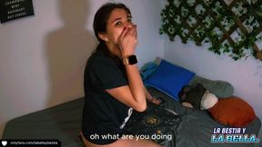 I Ask My Stepbrother to Help Me Masturbate and We End up Having Anal Sex!!!!