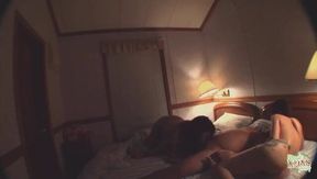 Curvy Guy Indulges in a Wild Threesome with a Petite Brunette and a Playful Twist!