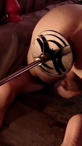 Massive Mushroom Head Dildo Wrecks Hole   Clip 1