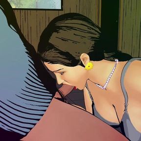 Sex with stepmom animation video in Badroom