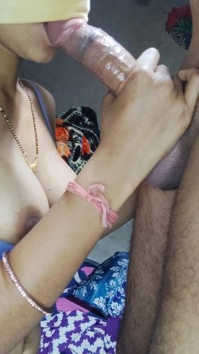 Deep Throat of My Girlfriend When We Are Free From Exam