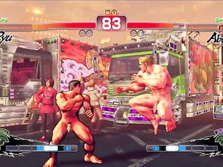 Ryu vs Abel Bare ‐ Ultra Street Fighter4