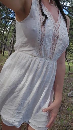 Woods babe gets wild