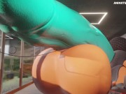 Robot Muscle and Hyper Growth Inflation Animation