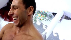 Jessica Moore EURO petite anal busty bitch & Mugur & Nick Lang ass fucking, asshole cum, double penetration