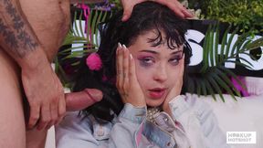 naughty slut beca barbie takes a rough and messy hardcore ride!