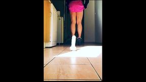 veronica home alone with big dildo