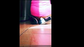 veronica home alone with big dildo