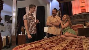 Janet Mason Cucks Hubby With Young Man and It Turns Into A Threesome