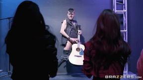 ”Xander Corvus' shaft plays guitar & fucks titty music producer Madison Ivy”