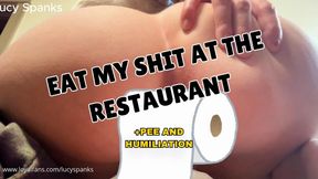 Human Toilet Training in Restaurant and **** Slave Training