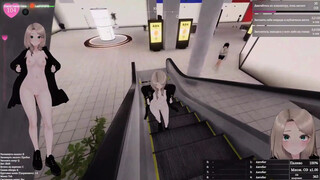 She likes exhibitionism and milks in public. Manga porn Game. part two